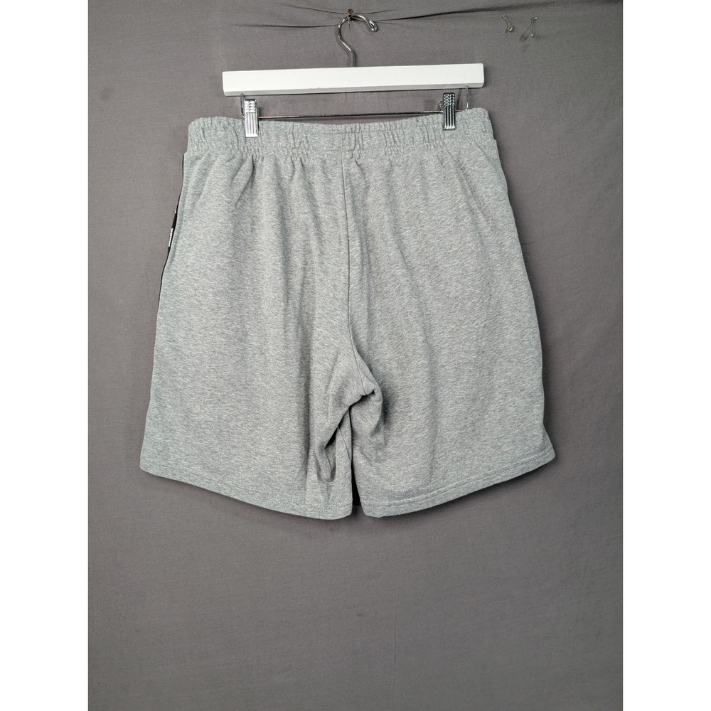 Puma Mens Gray French Terry Logo Tape Athletic Shorts Size L SKU - Picture 2 of 7